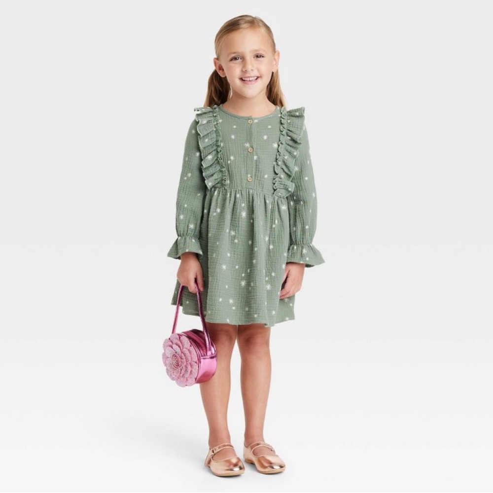 Grayson Collective Sage Gauze Dress | Size 2